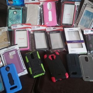 Cell phone cases all assorted